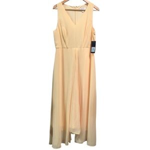NINE WEST N.W.T. Size 8 Elegant Color Butter Yellow,Sleeveless Dress,Pantsuit.
